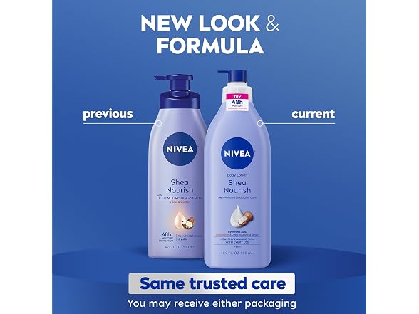 NIVEA Shea Nourish Body Lotion with Shea Butter