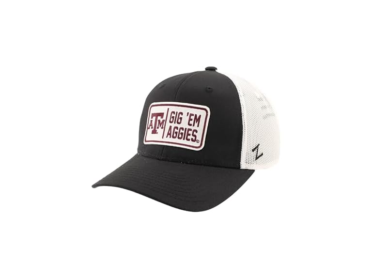 Texas A&M Big Rig Hat Black White