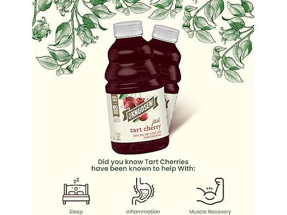 1CT R.W. Knudsen Just Tart Cherry Juice, 32 fl oz