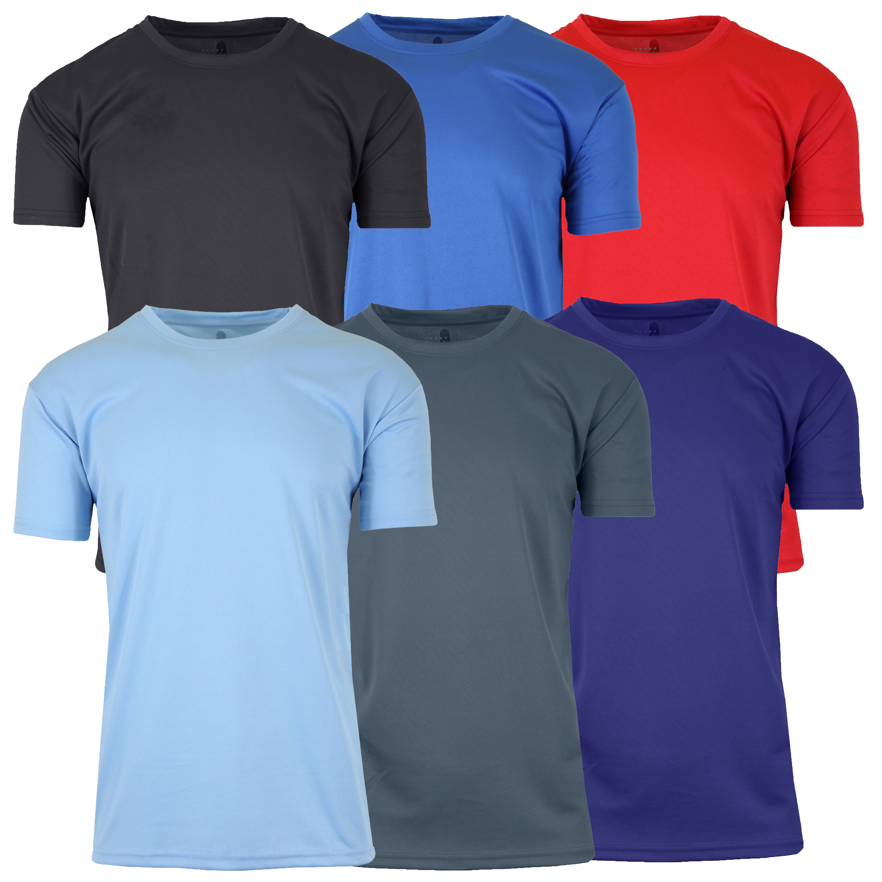 Men's 6Pk S/S Performance Active Tee - Gallery 9