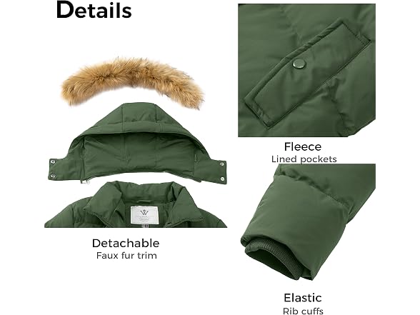 WenVen Women (XL) Puffer Coat