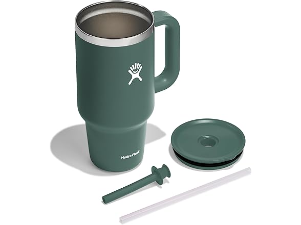 Hydro Flask Travel Tumbler, 32 Oz, Fir