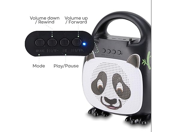 Singimals Kids Karaoke Speaker with Microphone