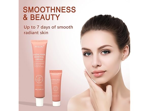 PUILOG Facial Hair Removal Cream Kit