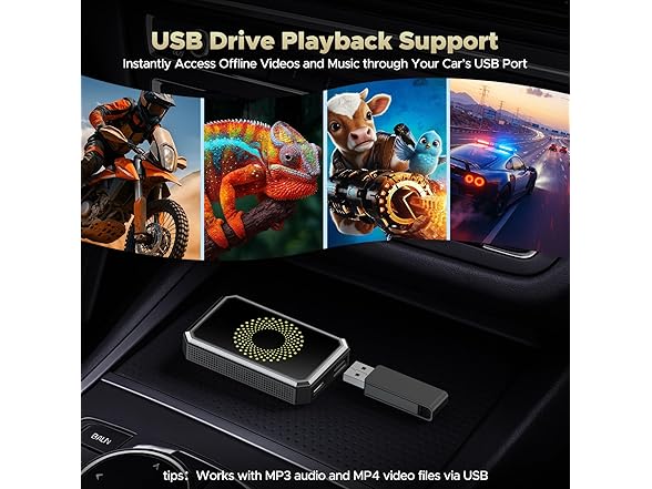 TOGUARDGO 3-in-1 Wireless Carplay Adapter