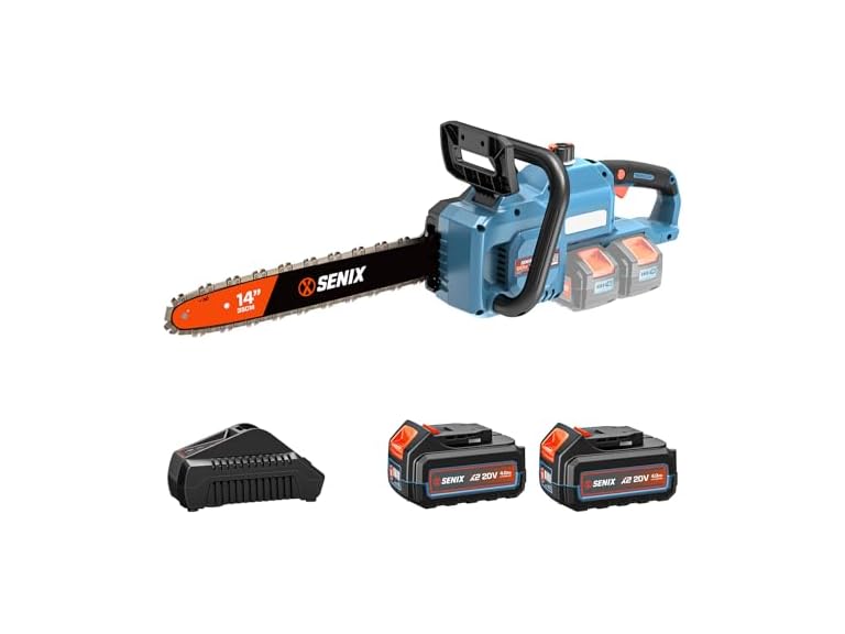 SENIX CSX2-M2 40V 14" Electric Chainsaw, Cordless (Open Box)