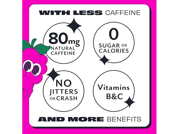 12PK ASPIRE® Raspberry Acai, Healthy Energy Drink