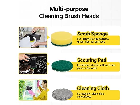 StarVal Electric Handheld Spin Scrubber