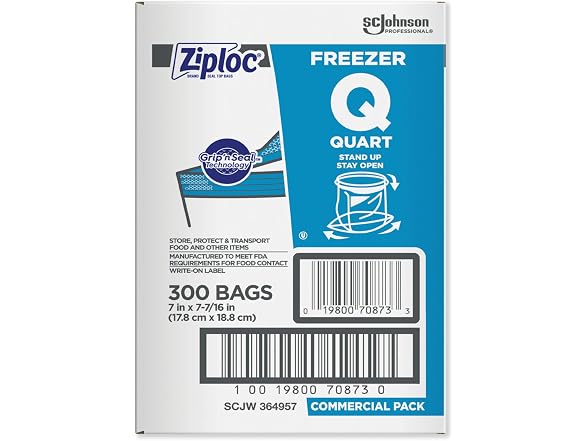 Ziploc Ziploc 696187 Double Zipper Freezer