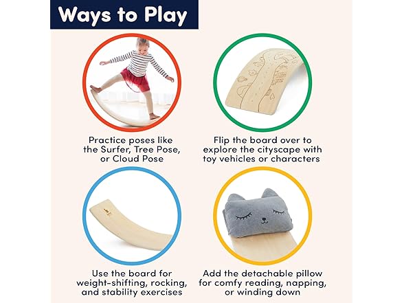 Battat Education – Wooden Balance Board