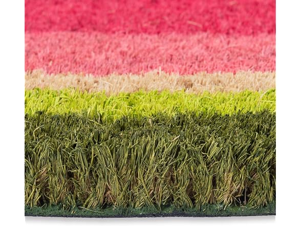 DII Colorful Design Natural Coir Doormat