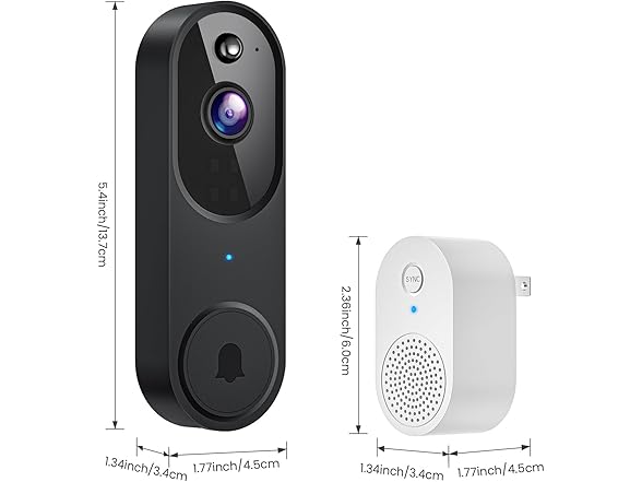 ArvoElio Wi-Fi Video Doorbell Camera