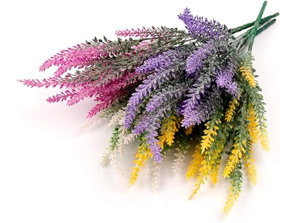 TENCHY 12 Bundles Artificial Lavender