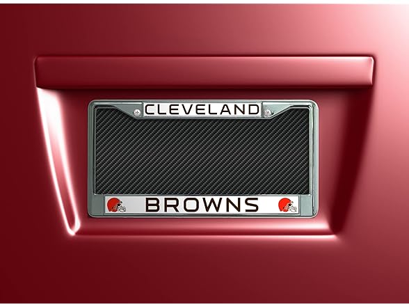 Cleveland Browns Chrome License Plate Frame