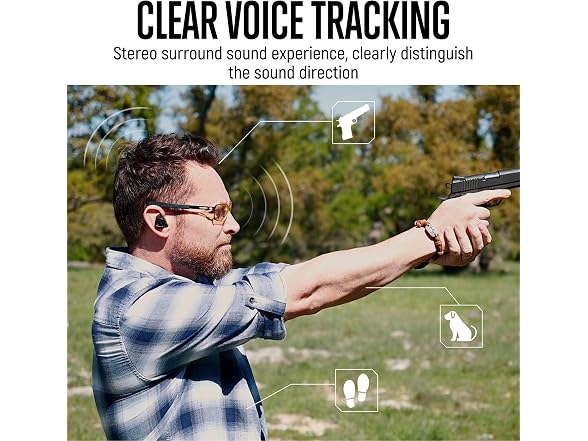 GLORYFIRE Bluetooth Shooting Ear Protection - Gallery 4