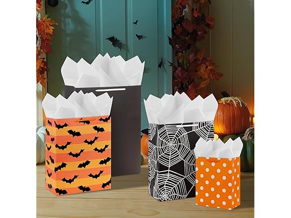Hallmark Halloween Assorted Gift Bags Bulk