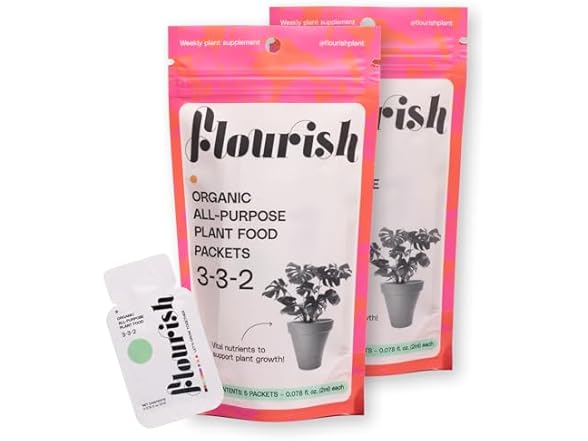 Flourish 10 Individual Single Use Packets