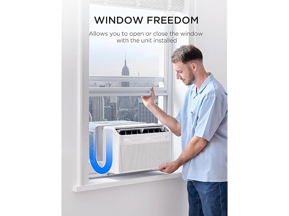 Midea 12000 BTU U-Shaped Smart Window AC 550 Sq Ft