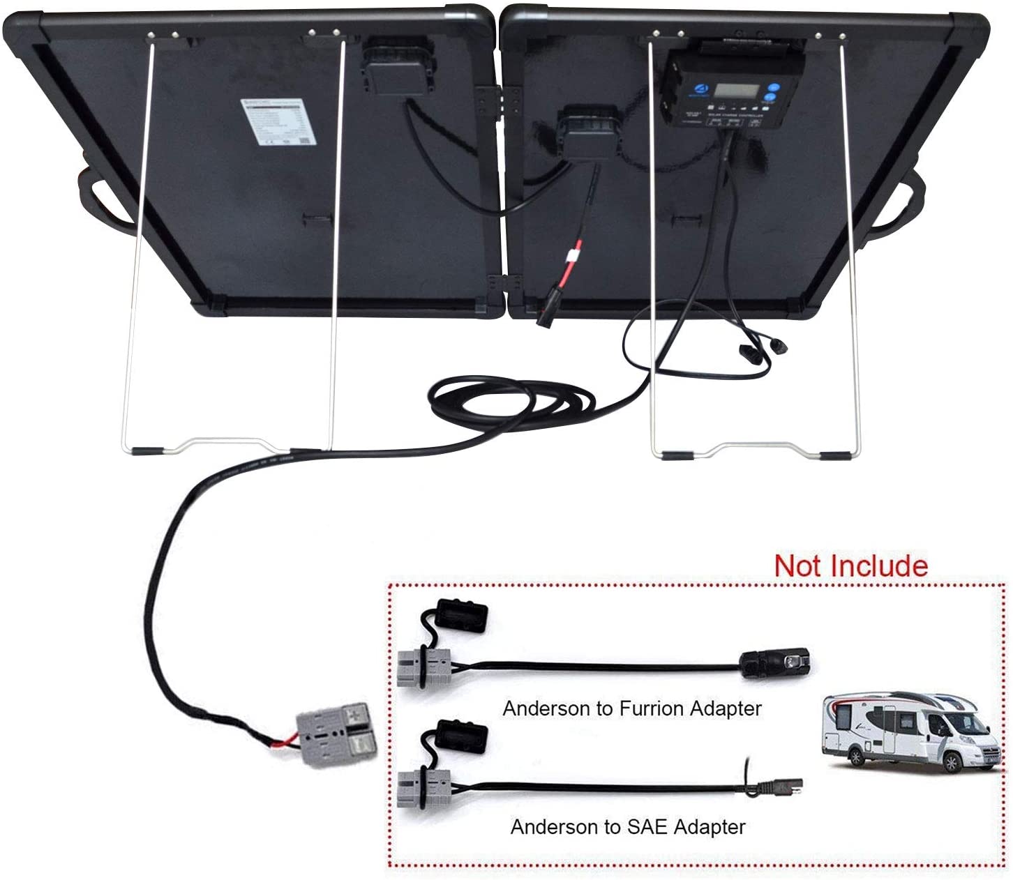 ACOPOWER 120W Portable Solar Panel Kit - Gallery 12