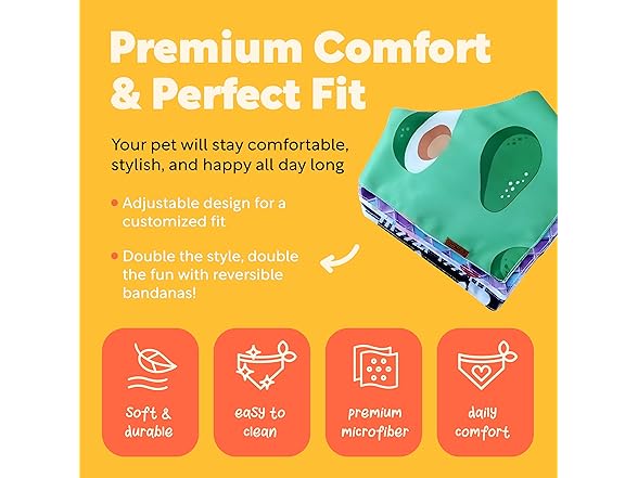 GYOMAVA Summer Dog Bandana