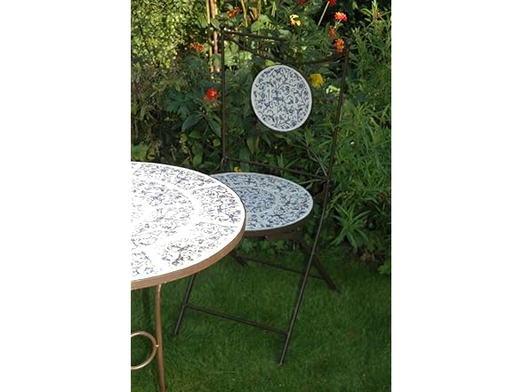 Aged Ceramic Bistro Chair