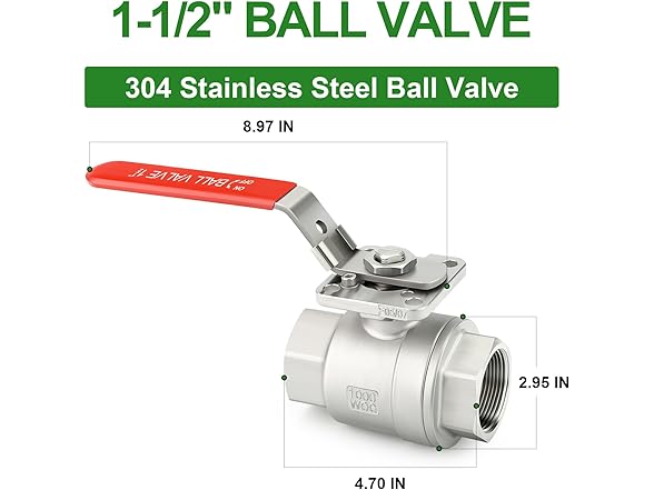 FNPT  High Platform Ball Valve