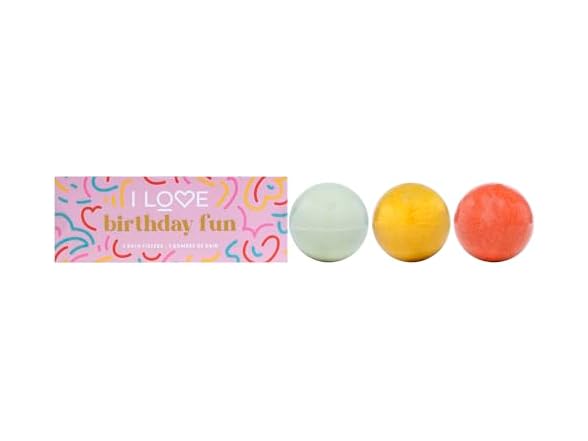 I LOVE Special Moments Birthday Fun Bath Fizzer Pack