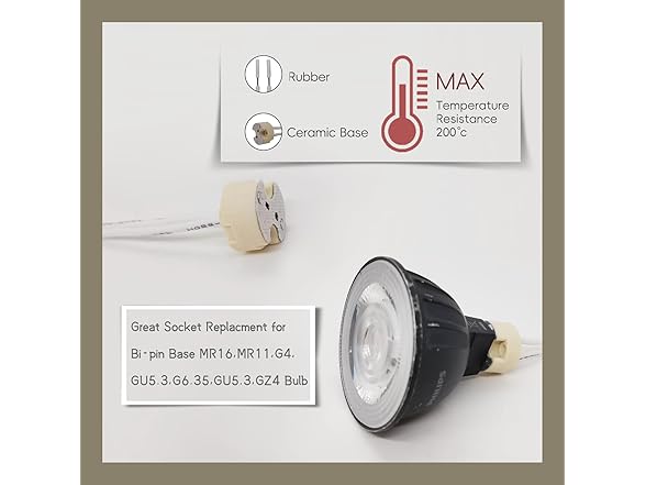 Lucky Star LUCKY STAR LS-970A-12 MR16 Socket