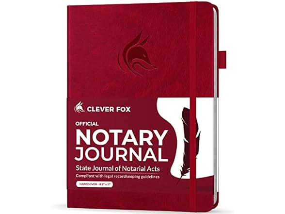 Notary Journal w/ 612 Entries