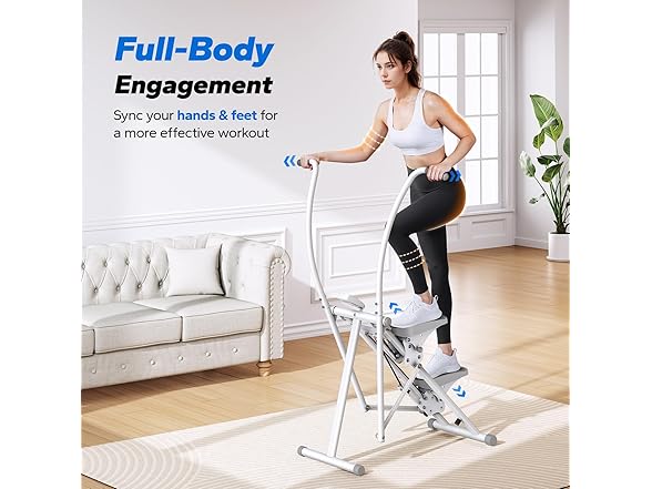 White Stair Stepper for Home Gym