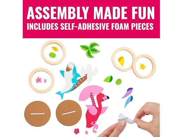 Fun Express Floating Island Animals Craft Kit