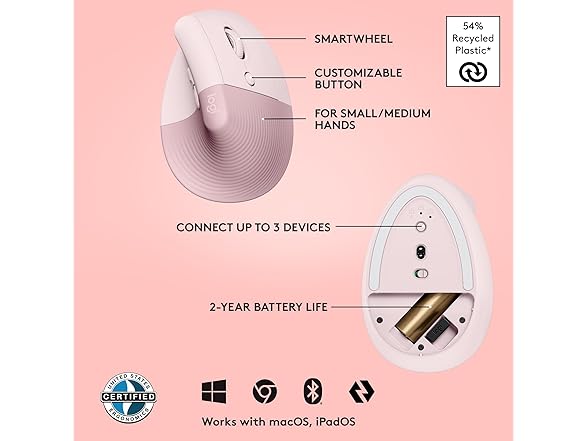 Logitech Lift Vertical Ergonomic Mouse