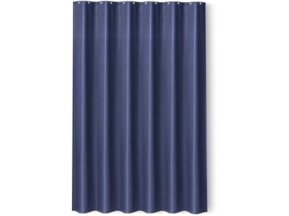 Amazon Basics Shower Curtain, Modern Waffle Texture