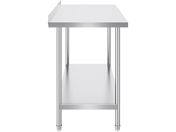 VEVOR 24 x 48 x 36 Inch Stainless Steel Work Table