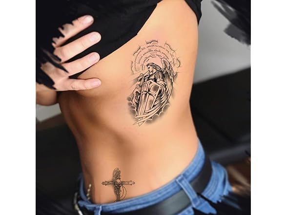 ODTEAHA Large Chicano Temporary Tattoos