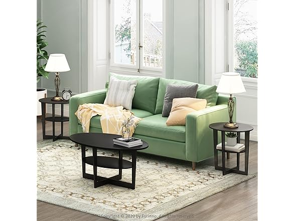 Furinno JAYA Side Table Set of 2