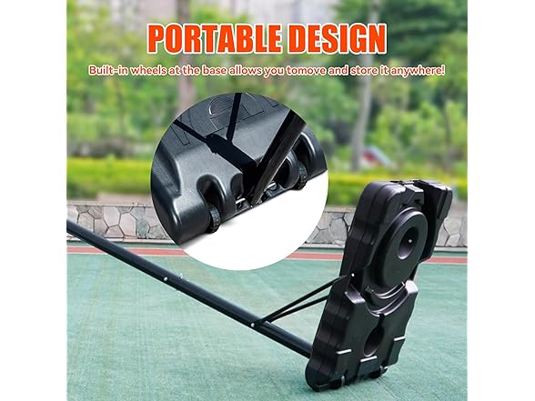 Geekman 4.9-10ft Basketball Hoop