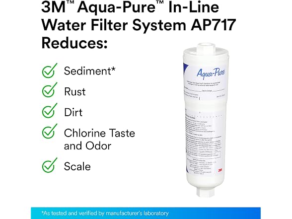 3M Aqua-Pure In-Line Water Filter System
