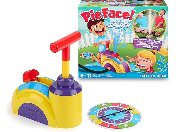 Hasbro Pie Face Splash Water Sprinkler Game