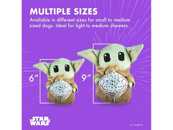 Star Wars for Pets Easter Grogu Egg Dog Toy, 9"