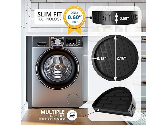 MagiLint Silent Guys Matte Black Anti Vibration
