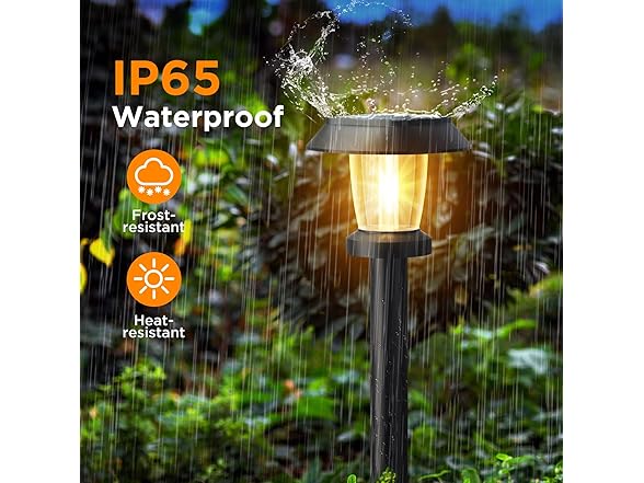 ALEPOD Solar Pathway Lights Outdoor
