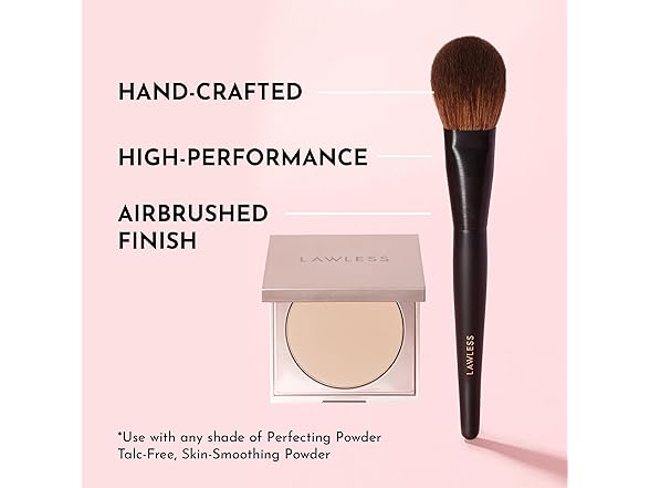 LAWLESS Women's Powder Brush, 1 Count