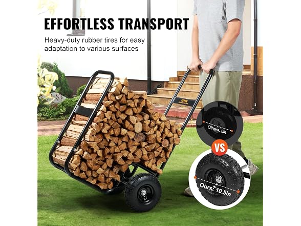 VEVOR Firewood Log Cart