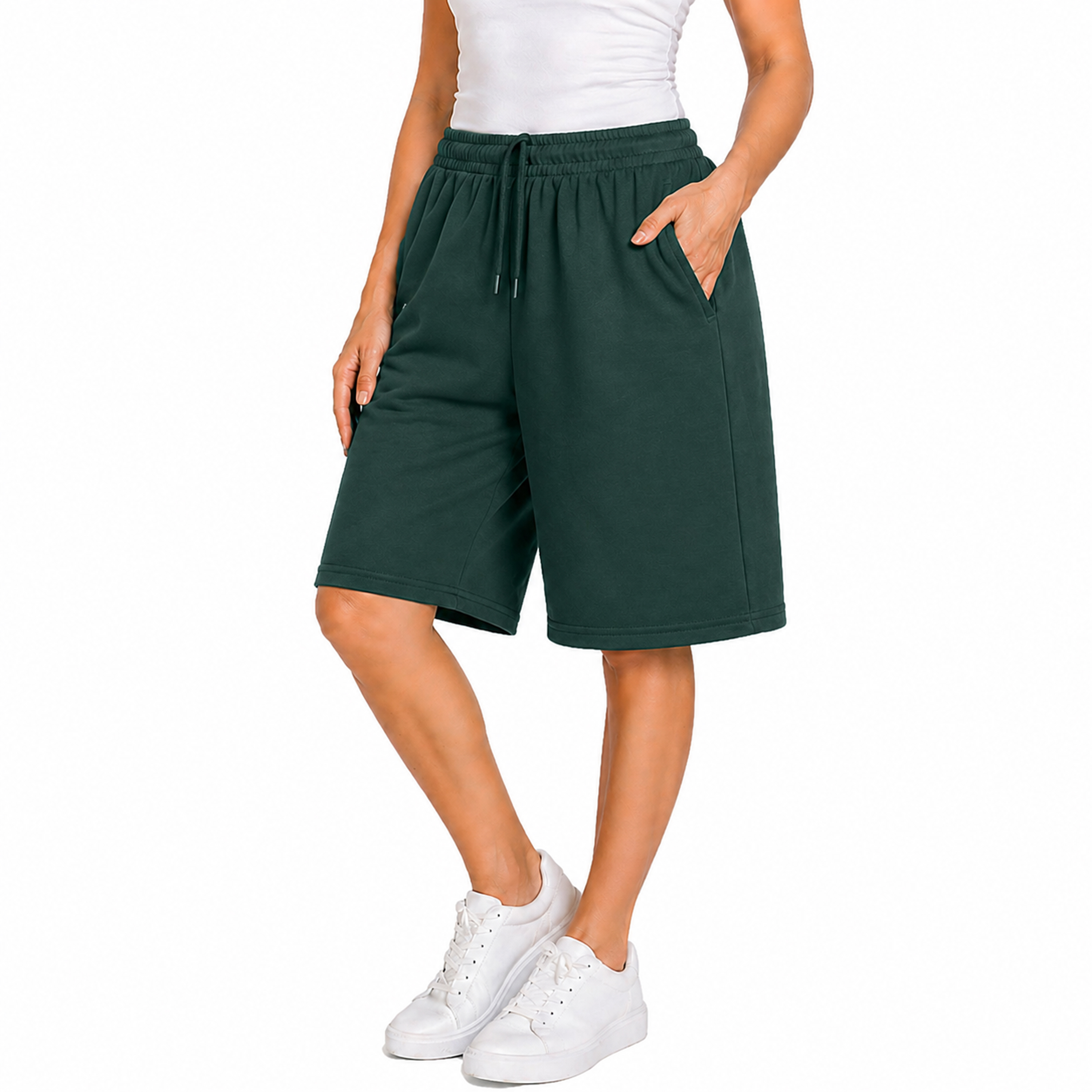 5Pk Womens Loose Fit Lounge Shorts - Gallery 14
