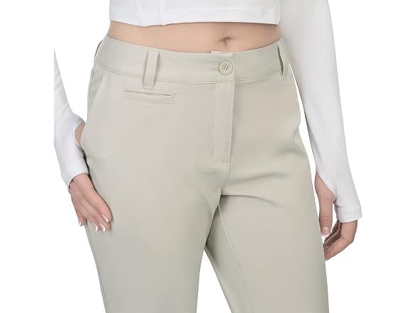 Lesmart Women (8) Golf Stretch Pants Beige