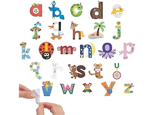 Lowercase Alphabet CK - 312 Pieces for Kids