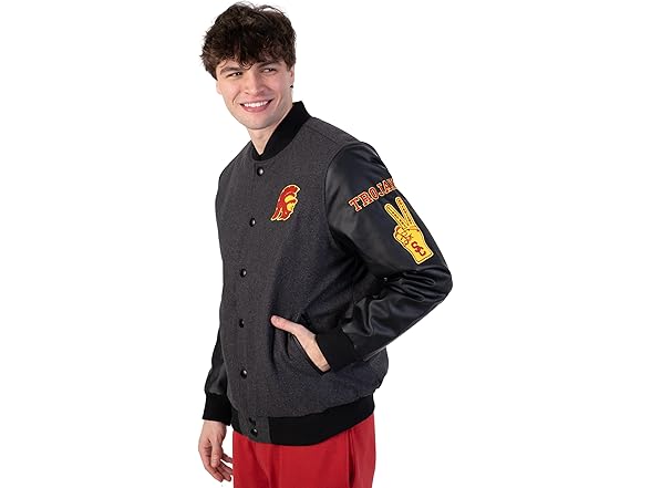 Ultra Game Men's NCAA Varisty Jacket (S)