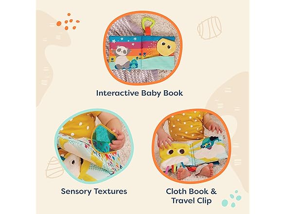 B. toys – Interactive Soft Baby Book