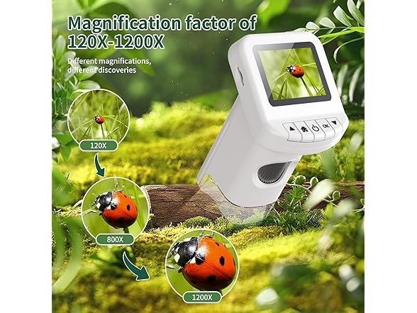 WSDMIC 1200X Portable Microscope for Kids